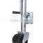 trailer jack with rubber wheel