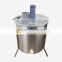 Stainless steel 6 frames electric Honey extractor with vertical/horizontal moto for beekeeping