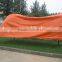 Orange color hail protection car covers poly tarp,car storage shelter cover tarpaulin