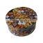 Direcrt factory sale round tin with handle for packaging