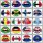 Test passed football stickers