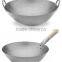 Hand Hammered Wok With Wooden Handle