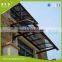 windproof large shade polycarbonate outdoor canopy balcony awning design for window