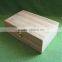 small fancy pine wooden empty gift box for Essential oil