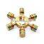 Fidget Spinner EDC Focus Toy Stress and Anxiety Relief Toy, Custom DIY Hand Spinner Fidget Toys,Wholesale 6 Wings Brass