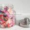 personality glass bell jars with screw tin top lid