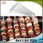 NBRSC 10PCS BBQ Barbecue Skewers Needle Utensil Fork stainless steel Kebab Kabob Skewers, 39cm Ring-Tip Handle