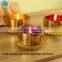decorative colored glass tealight candle holder small size candle jar