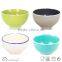 Factory direct wholesale gloss glaze ceramics cereal bowl with dot