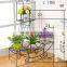 2016 wholesale originality white metal flower pot stand outdoor indoor