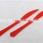 8.5" PS black, red or clear disposable plastic serving fork