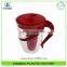 1500ML Promotional Customized Color Plastic Water Pitcher With Cups