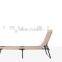 Tan Beach Cot Lounge Chair