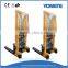 Best sale hydraulic manual stacker/ forklift for sale in dubai