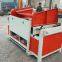 Wood pallet channel-opening machine