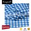 Customized combed cotton plaid fabric for lady garment