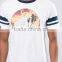 2016 Custom Short Sleeve Crew Neck White Printed Men's 100% Cotton 180gsm Soft Jersey Slim Fit Casual Blank Cool T-Shirt