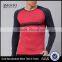 Men Red Navy Blue T-Shirt Custom Color Round Neck Long Raglan Sleeves Bodybuilding Tee 60% Cotton 40% Polyester Material