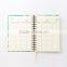 Spiral binding hardcover planner custom,full color printing personal notebook
