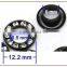 3 colors 12mm round metal brass rhinestone eyelets crystal diamond grommets glass eyelets RE-12mm-001
