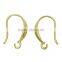 Copper Earring Components Hooks U-shaped Brass Tone 15.0mm x 7.0mm