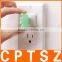 Baby Mate 24 PCS Childproof Electrical Outlet Plugs with 4 Parent Keys (White, 1.3" x 1.1" Plug Size) - Electric Socket Cover -