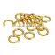 New Machine Cut Stainless Steel Jump Ring gold color 6x1mm jump rings