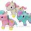 Custom mini stuffed monster plush unicorn keychain with wings wholesale