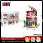Hot selling Mini 195pcs Plastic Construction Toy Building Blocks Play Set for kids