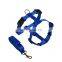 nylon crochet dog leash with harness