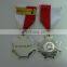 Russia Customized millitary medal with ribbon, 2015high quality zinc alloy , brass medal manufacturer