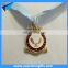 High quality custom zinc alloy medal with ribbon