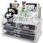 cheap clear makeup organizer acrylic cosmetic wholesales