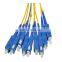 1x2 1x4 1x8 PLC Fiber Optic Splitter Box ABS Module SC APC UPC
