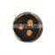 EPR insulated/sheathed, galvanized steel tape interlocked armoring, round cable (ESP) cable