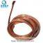 The supply is 7.6mm wide copper braided cable 3 d copper mesh