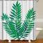 i@home modern green color unique forest shower curtain polyester waterproof bathroom