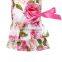Flower Print Girl Ruffle Jumpsuit Custom Baby Romper