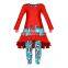 Newest Girl Christmas Saint Clause Outfit Winter Clothing Clothes For Kids