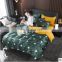 2020 China supplier luxury 4PCS silk touch washed silk fabric bed sheets pillow case duvet cover ready to ship bedding set