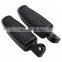 Black 45 Degree Mount Foot pegs Motorcycle Footrest For Harley Sportster XL 883 XL1200