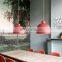 Nordic style colourful hanging lamp Modern Chandelier pendant light for resturuant office bar Living room
