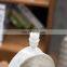 China wholesale cheap hotel bedside lamp custom vintage white office table lamp ceramic with logo