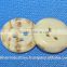 Resin / Polyester / Plastic Button With Marble Look