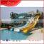 High Quality Whole Sale Price Aqua Play Fiberglass 3lanes Waving Water Slides