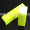 Professional Colorful fluorescence Neon disposable mini nail Polish shiner buffer buffing block