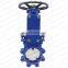Bundor New Pn16 Cast Steel Metal Seat Manual Knife Type Gate Valve