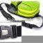 Lumbar Waist Pack - Running Bag Belt with Water Bottle Holder - Waterproof Fanny Pack with Reflective Tabs