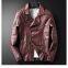 SUPPLY 2021 NEW FASHION MEN'S FAUX LEAHTER ECO PU JACKET