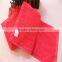 100% Cotton fabric cheap custom design red sports towel